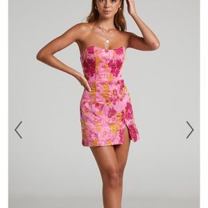Brailey strapless Mini dress